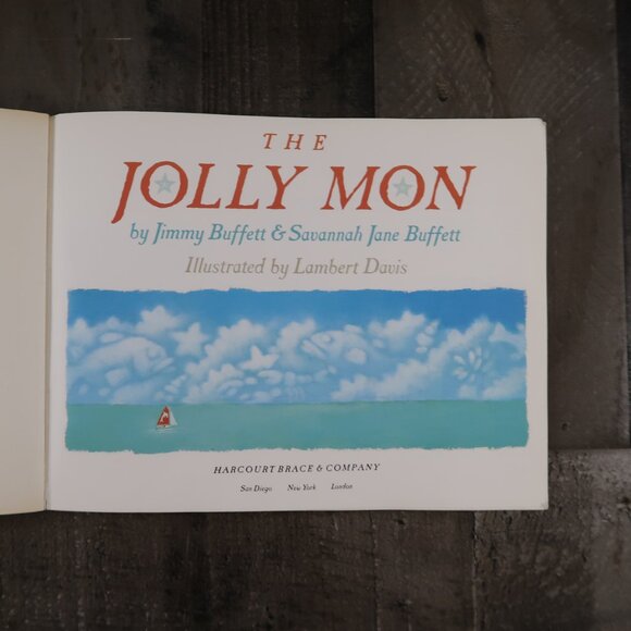 Jolly Mon by Jimmy Buffett Savannah Jane Buffett 93 Illustrated by Lambert Davis - Picture 3 of 7